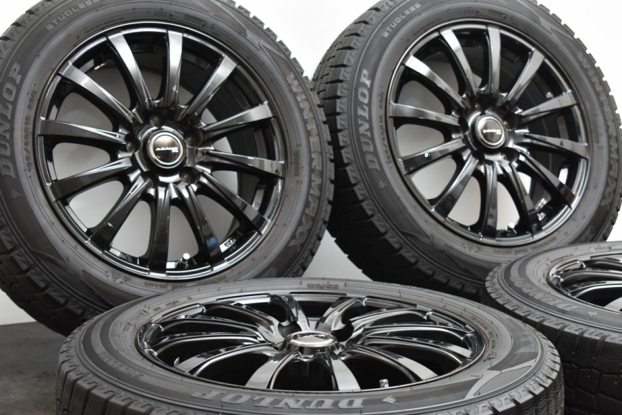 美品 バリ溝】トピー アザーネ 16in 6.5J +45 PCD114.3