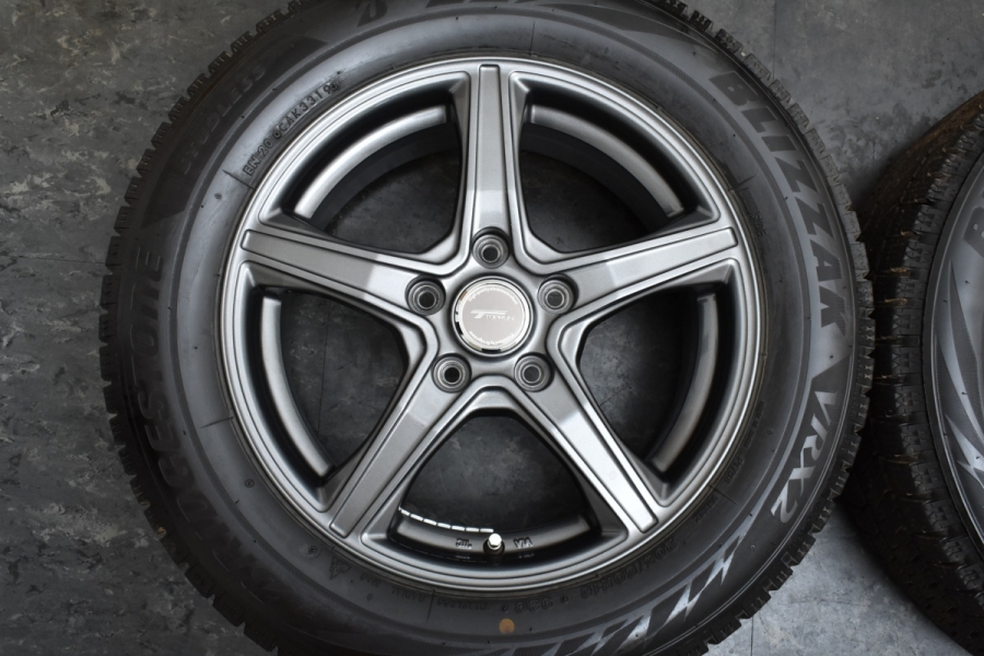 【8.5分山 美品】トップラン 16in 6.5J +54 PCD114.3 ブリヂストン ブリザック VRX2 205/60R16 ノア ヴォクシー  ステップワゴン