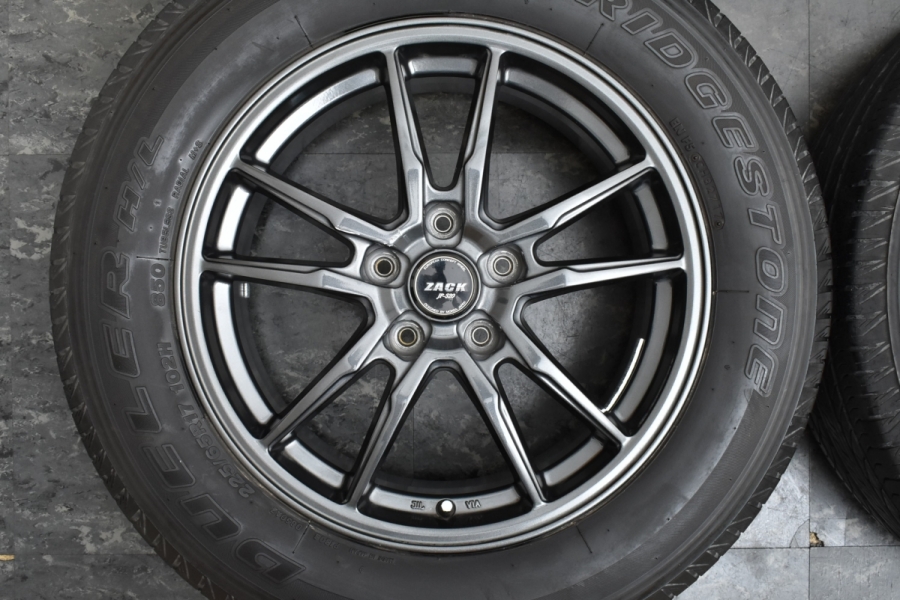 程度良好品】ザック JP-520 17in 7J +53 PCD114.3 ブリヂストン