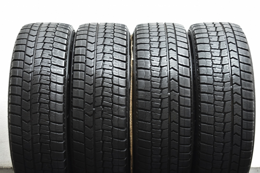 バリ溝 美品】PRD TS7 17in 7J +48 PCD100 ダンロップ ウインター 
