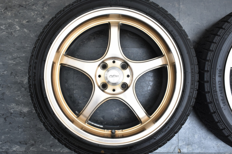 バリ溝】5ZIGEN プロレーサー FN01R-Cα 17in 7J +45 PCD100