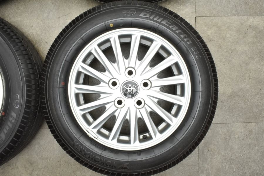 【YOKOHAMA BluEarth 195/65R15】夏タイヤ【トヨタ エスクァイア 純正ホイール 15インチ 6J5HPCD114.3+50】ヴォクシー ノア　(TE981MY)  クレジットカード QR決済可能 トヨタ エスクァイア 純正 15in 6J +50 PCD114.3 ヨコハマ ブルー