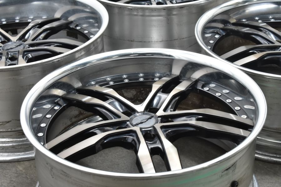 深リム】シャレン XF-55 20in 9J +40 10J +28 PCD114.3 4本 レクサス