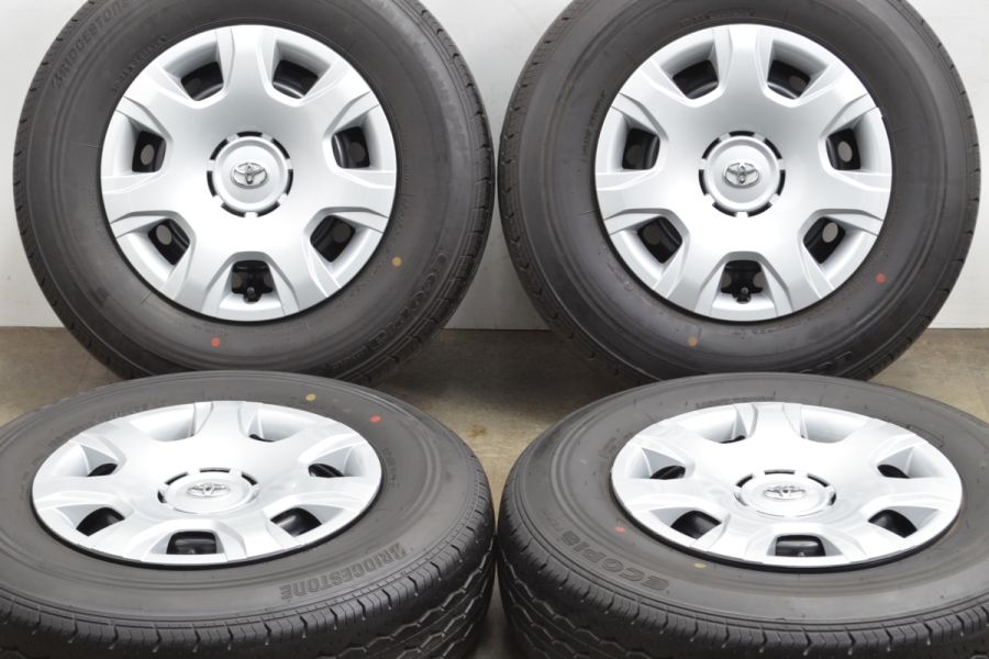 2024年製 バリ溝 美品】トヨタ 200 ハイエース 純正 15in 6J +35