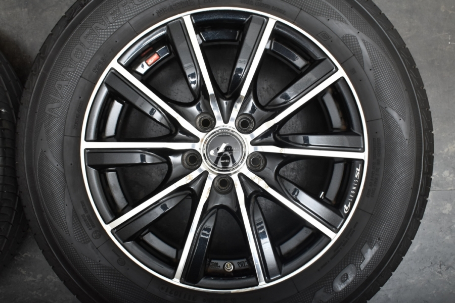 2021年製 9分山】Weds レオニス SL 15in 6J +45 PCD100 トーヨー ナノ 