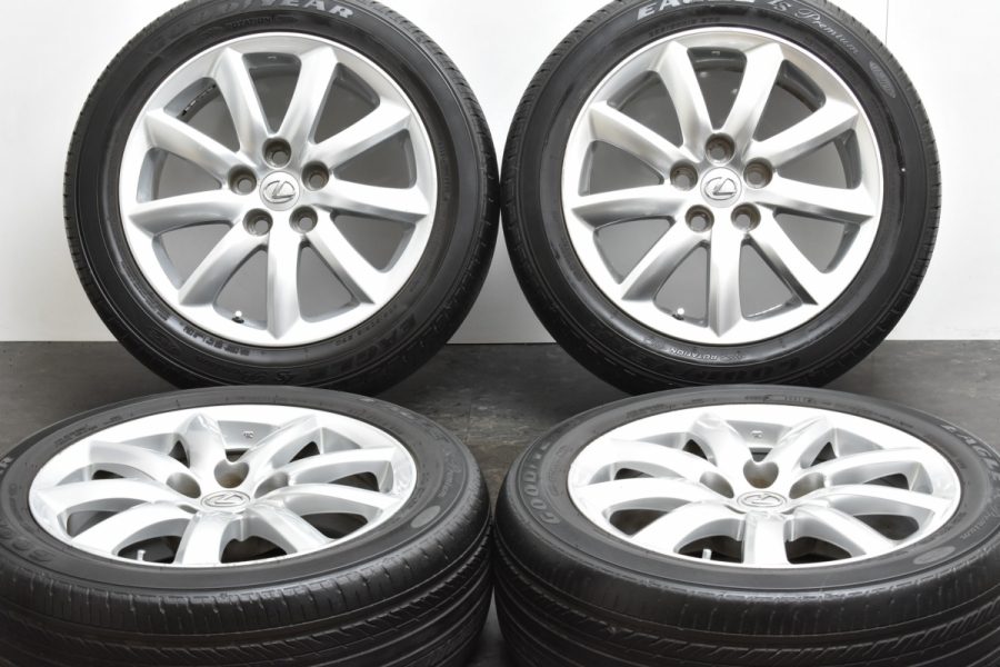 大特価品】レクサス LS460 純正 18in 7.5J +32 PCD120 グッドイヤー 