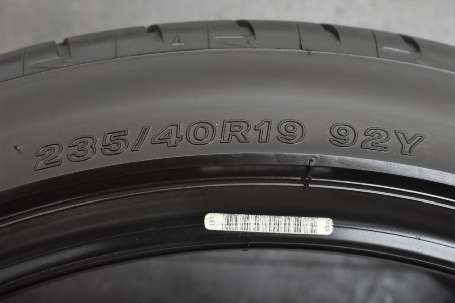 2022年製 新車外し品】ブリヂストン ポテンザ S001L 235/40R19 2本