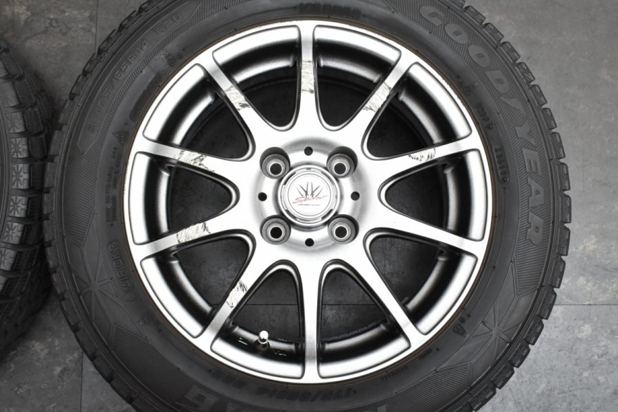 バリ溝】ロクサーニスポーツ RS-10 14in 5.5J +42 PCD100
