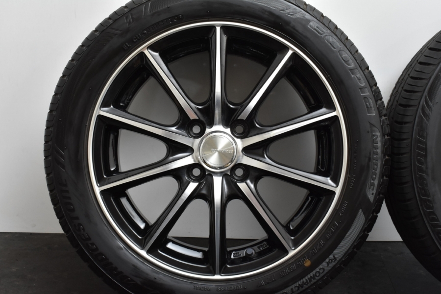 バリ溝 美品】エコフォルム CRS15 15in 5.5J +42 PCD100