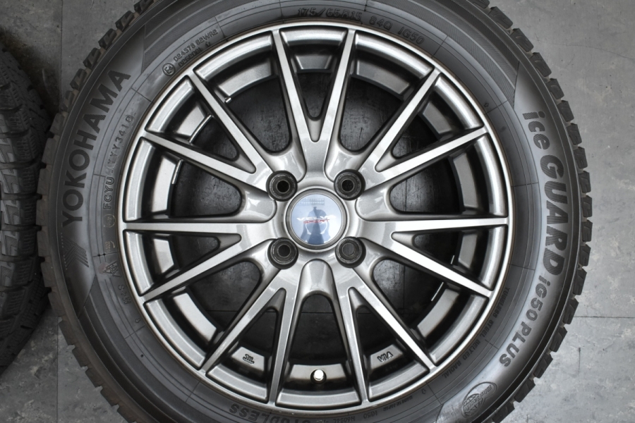 美品】ウェッズ VELVA 15in 5.5J +42 PCD100 ヨコハマ アイスガード 