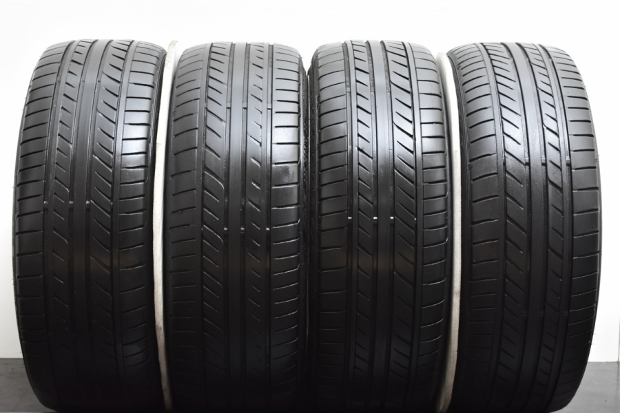 【2ピース 深リム】シャレン XF-55 19in 7.5J +35 PCD114.3 グッドイヤー イーグル LS EXE 225/35R19  プリウスα ヴォクシー オデッセイ