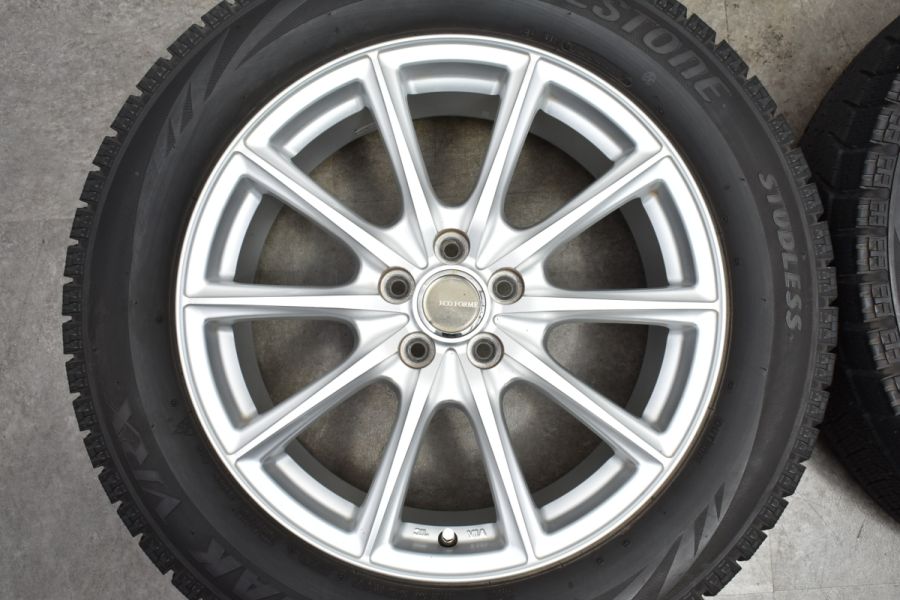 【良好品】エコフォルム 17in 7J +53 PCD100 ブリヂストン ブリザック VRX 225/55R17 スバル SH フォレスター XV  交換用