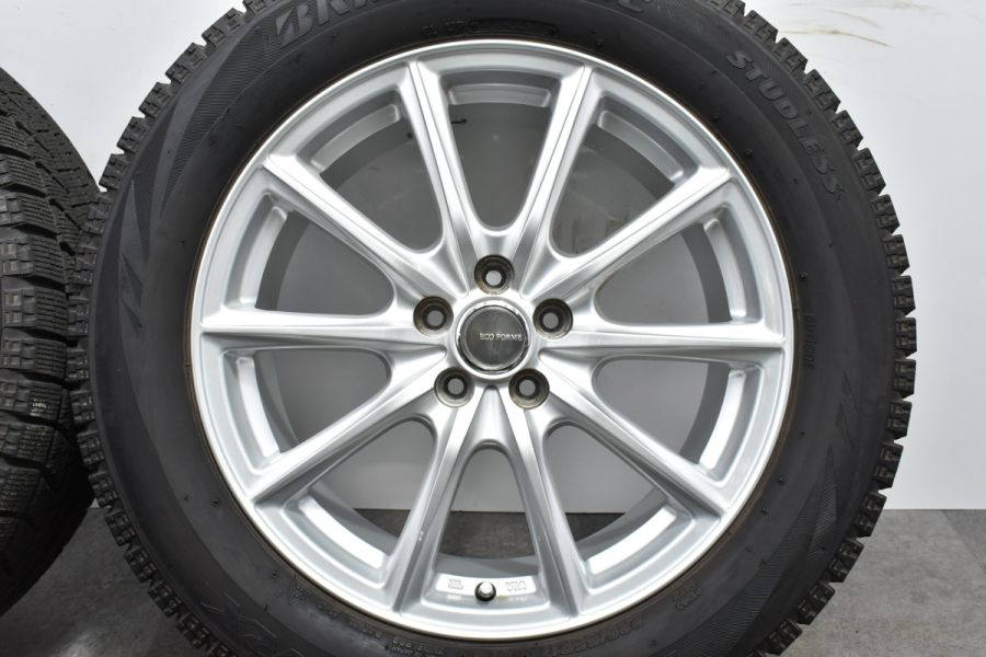 【良好品】エコフォルム 17in 7J +53 PCD100 ブリヂストン ブリザック VRX 225/55R17 スバル SH フォレスター XV  交換用