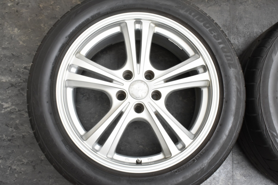 【程度良好品】ストレンジャー 18in 7.5J +38 PCD114.3 ブリヂストン LUFT RV2 235/50R18 アルファード  ヴェルファイア エルグランド