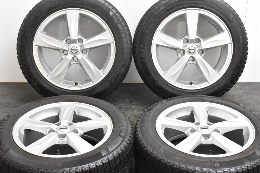 程度良好品】ボルボ V40 純正 Matres 16in 7J +50 ミシュラン X-ICE3+ 205/55R16 品番:31317285 C30  S40 S60 VOLVO ノーマル戻し 中古 スタッドレスタイヤホイールセット | パーツ販売ナンバーワン