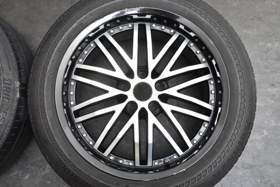 程度良好品】DCENTI 19in 9J +35 PCD114.3 ブリヂストン トランザ