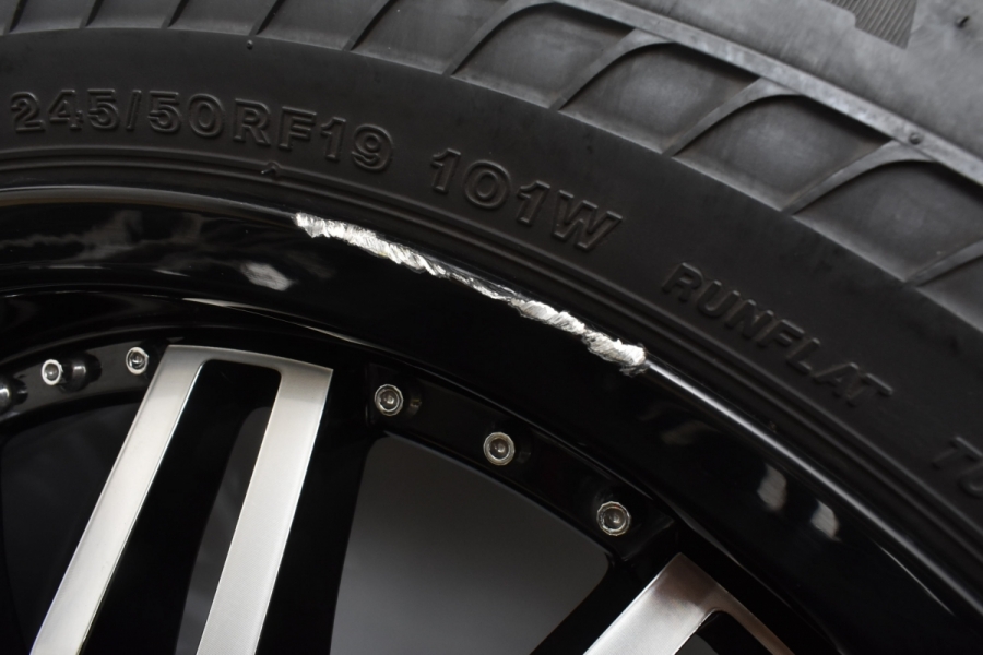 程度良好品】DCENTI 19in 9J +35 PCD114.3 ブリヂストン トランザ