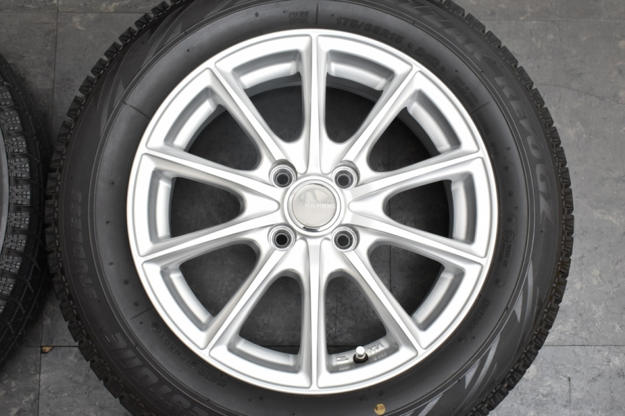 美品】エコフォルム SE-15 15in 5.5J +42 PCD100 ブリヂストン