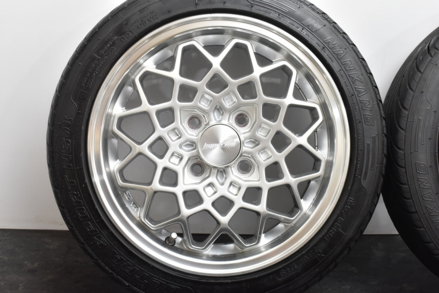 美品 ドレスアップ】ハイペリオン カルマ 14in 5J +45 PCD100 ナンカン NS-2 155/55R14 アルト ワゴンR ミラ ムーヴ  イベント カスタム 中古 タイヤホイールセット | パーツ販売ナンバーワン