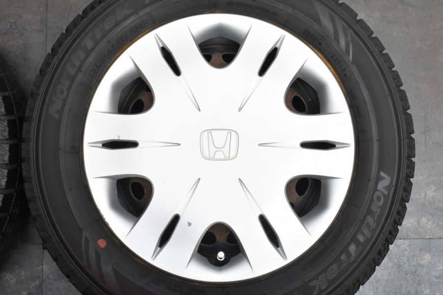 美品】ホンダ GE系 フィット 純正 14in 5.5J +45 PCD100 ノース
