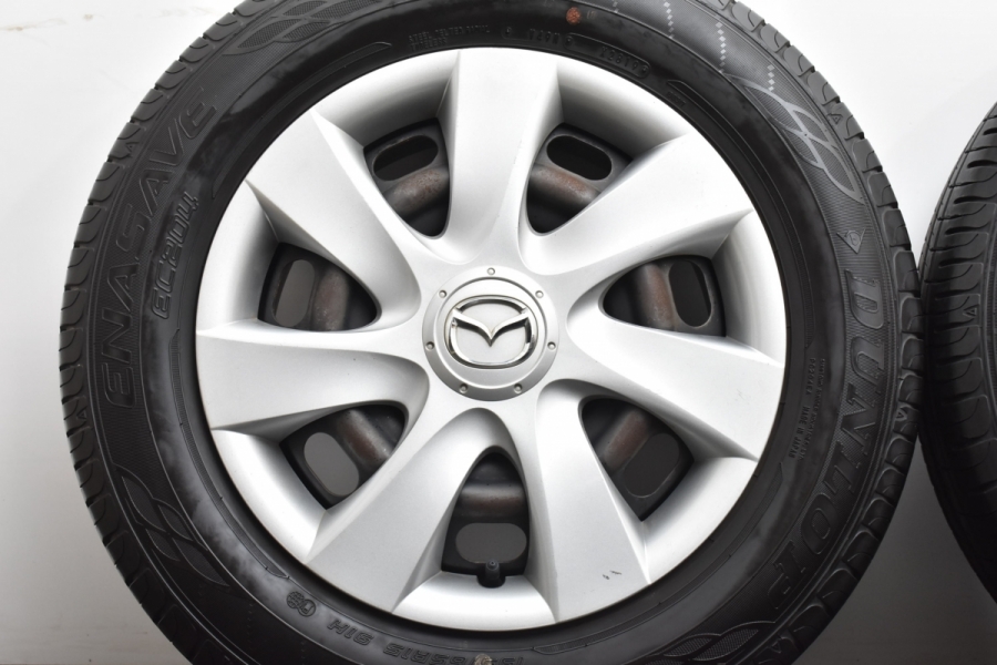 冬 アクセラ純正 2017年【富山】マツダ純正 ホイール 195/65R15 日本製 ダンロップ PREMACY プレマシー ATENZA アテンザ AXELA 中古4本 冬 アクセラ純正 2017年【富山】マツダ純正 ホイール 195/65R15 日本製