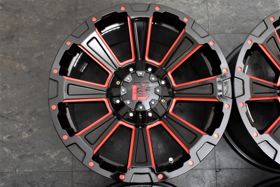 美品】レクセル デスロック 17in 8.5J +20 PCD139.7 4本 FJクルーザー