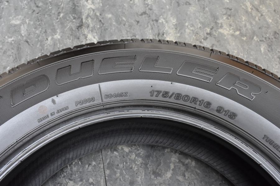 2022年製 9分山】ブリヂストン デューラー H/T 684II 175/80R16 2022年製 9分山】ブリヂストン デューラー H/T 684II 175/80R16
