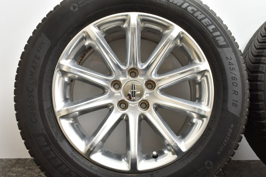 希少品】リンカーン MKX 純正 18in 8J +40 PCD114.3 ミシュラン