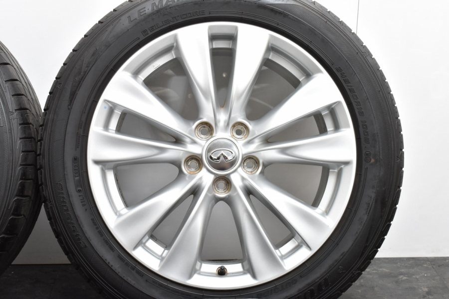 DUNLOP LE MANS V 245/50R18】夏タイヤ【日産 Y51フーガ 純正ホイール