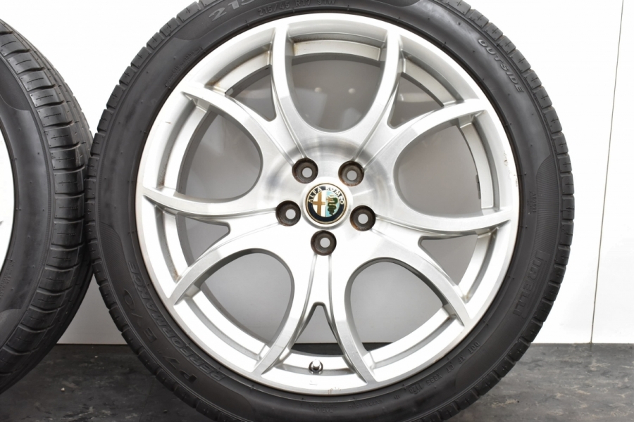 バリ溝】アルファロメオ 147 純正 17in 7J +40.5 PCD98 ピレリ