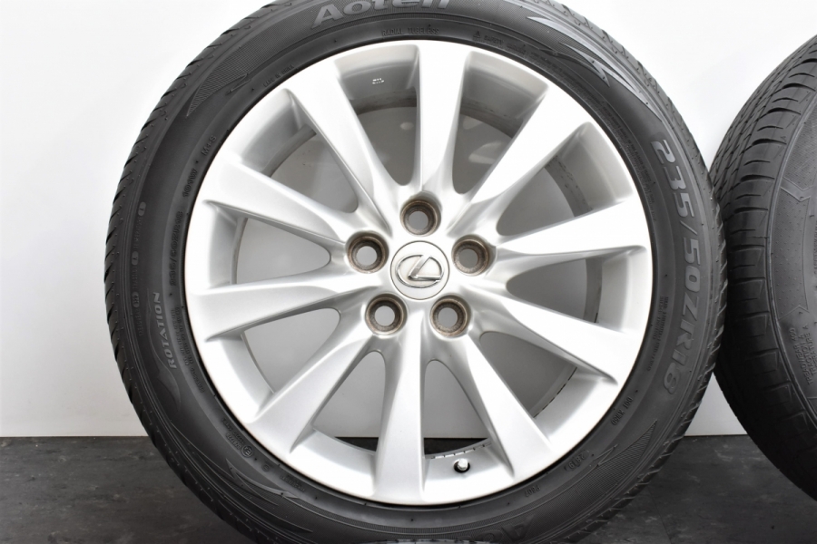 美品】レクサス LS600h 純正 18in 7.5J +32 PCD120 オーテリー