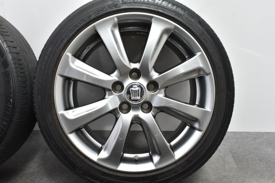 200系クラウンアスリート 後期 純正ホイール 225/45R18 4本セット トヨタ 200 クラウン アスリート 後期 純正 18in 8J +45 PCD114