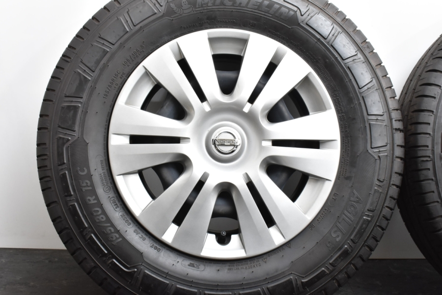 タイヤホイールセット 195/80/R 15 NV350 キャラバン 新車外し 純正