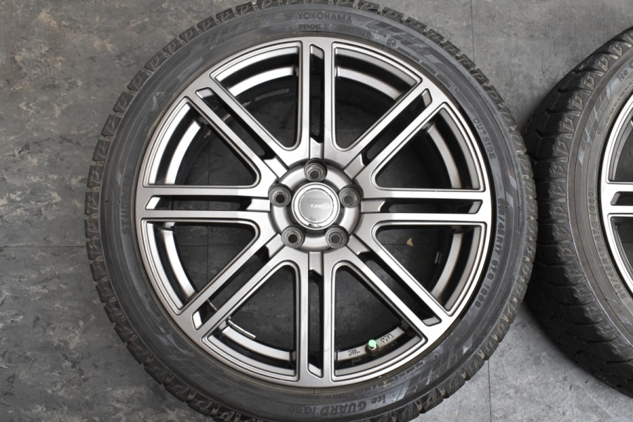 程度良好品】LAYCEA VZ 17in 7J +48 PCD100 ヨコハマ アイス
