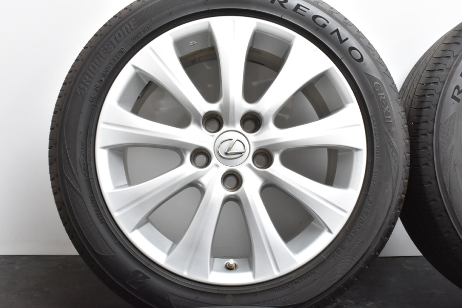 程度良好品】レクサス GS 純正 17in 7.5J +45 PCD114.3 程度良好品】レクサス GS 純正 17in 7.5J +45 PCD114.3