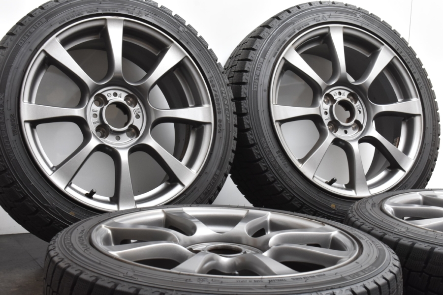 超バリ溝】アバルト 500 純正 16in 6.5J +35 PCD98 ダンロップ 