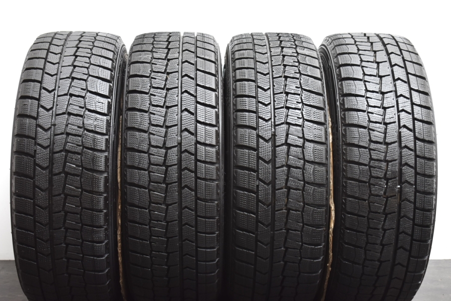 超バリ溝】アバルト 500 純正 16in 6.5J +35 PCD98 ダンロップ 