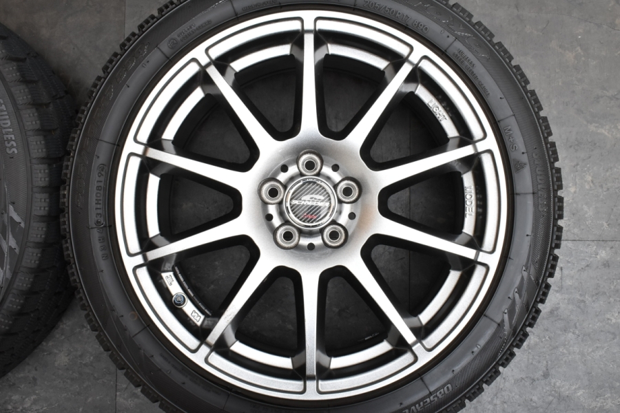 美品 9分山】シュナイダー 17in 7J +48 PCD100 トーヨー