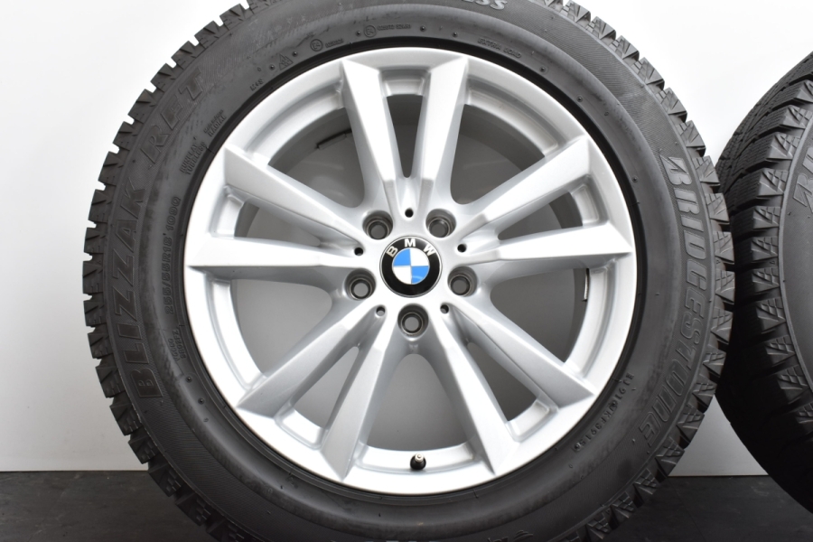 超バリ溝 美品】BMW F15 X5 純正 スタイリング446 18in 8.5J +46 PCD120 ブリヂストン ブリザック RFT  255/55R18 E70 ランフラット 中古 スタッドレスタイヤホイールセット | パーツ販売ナンバーワン