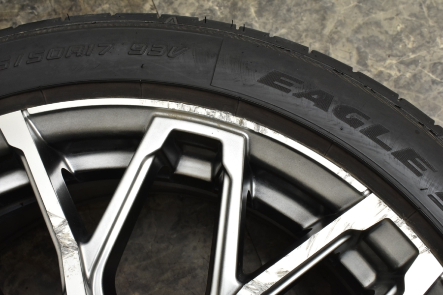 大特価】BROCKEN DS55 17in 7J +55 PCD114.3 グッドイヤー イーグル 