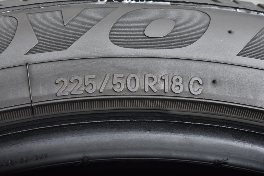 【バン専用設計タイヤ】【バリ溝 2020年製】トーヨー H20 225/50R18 サマータイヤ 2本セット ハイエース NV350キャラバン  耐荷重C規格