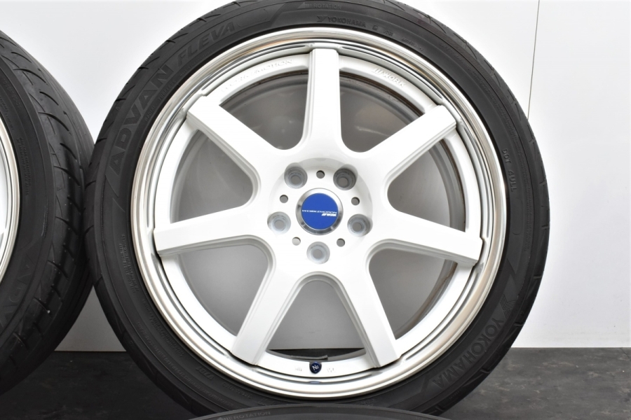 2ピース 深リム】ワーク WORK EMOTION T7R 2P 18in 8J +45 PCD114.3