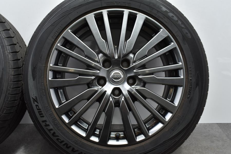 ニッサン E52 エルグランド アーバンクロム 純正 18in 7.5J +55 PCD114.3 トーヨー/ブリヂストン 225/55R18  プレサージュ