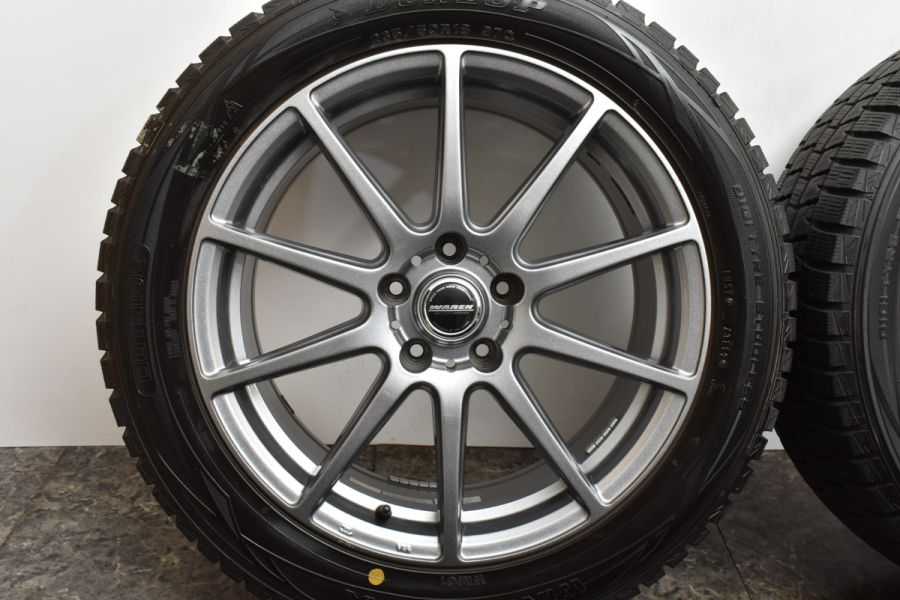 美品】WAREN W01 18in 7.5J +38 PCD114.3 ダンロップ ウインター 