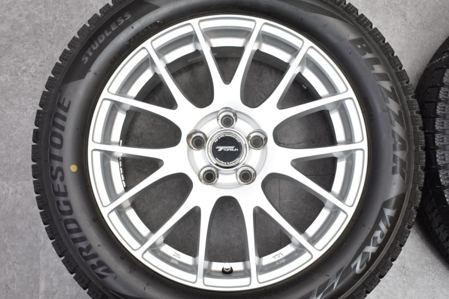 超バリ溝 程度良好品】ブリヂストン トップラン 16in 6.5J +48 PCD100
