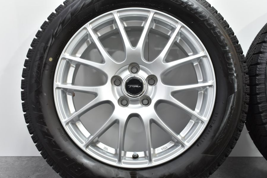 超バリ溝 程度良好品】ブリヂストン トップラン 16in 6.5J +48 PCD100