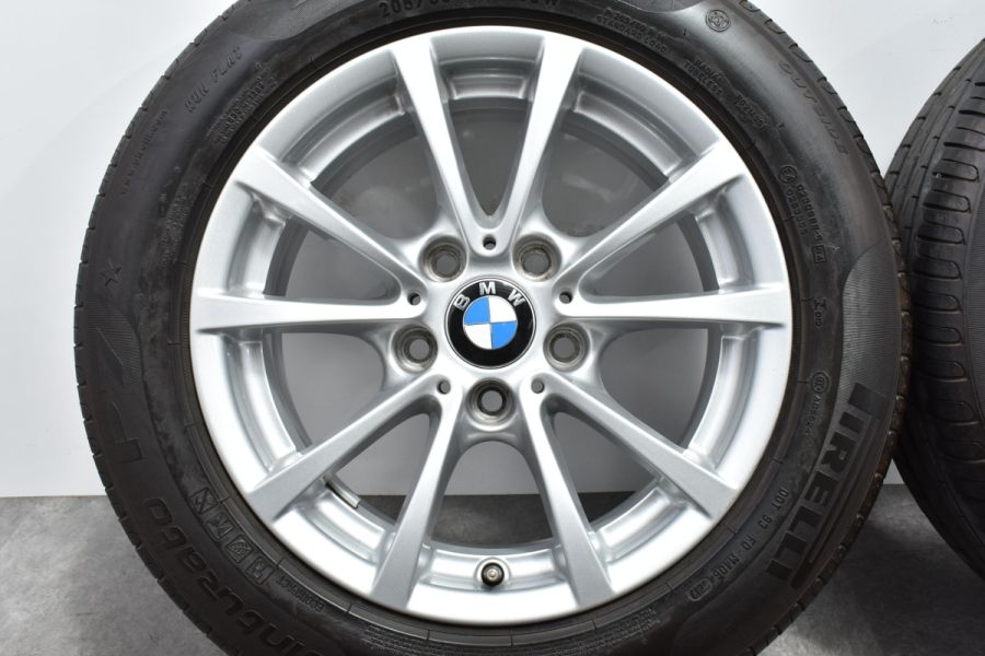 【Vスポーク 390】BMW F30 F31 3シリーズ 純正 16in 7J+31 PCD120 ピレリ チントゥラート P7 205/60R16  品番:6796236 1シリーズ F20 E87