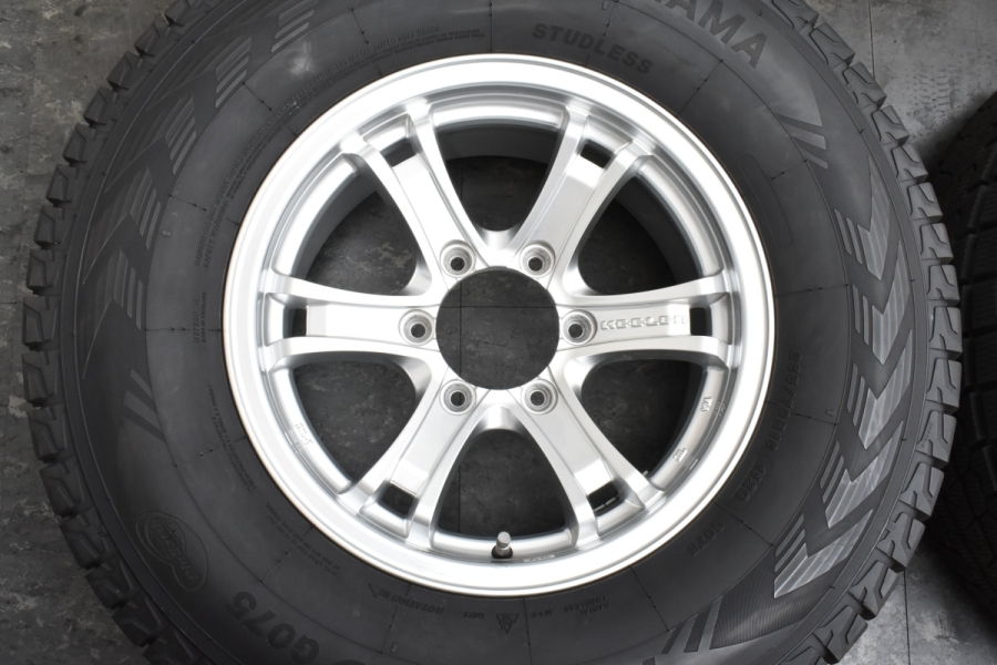 超バリ溝 美品】Weds キーラー フォース 16in 7J +5 PCD139.7 ヨコハマ 