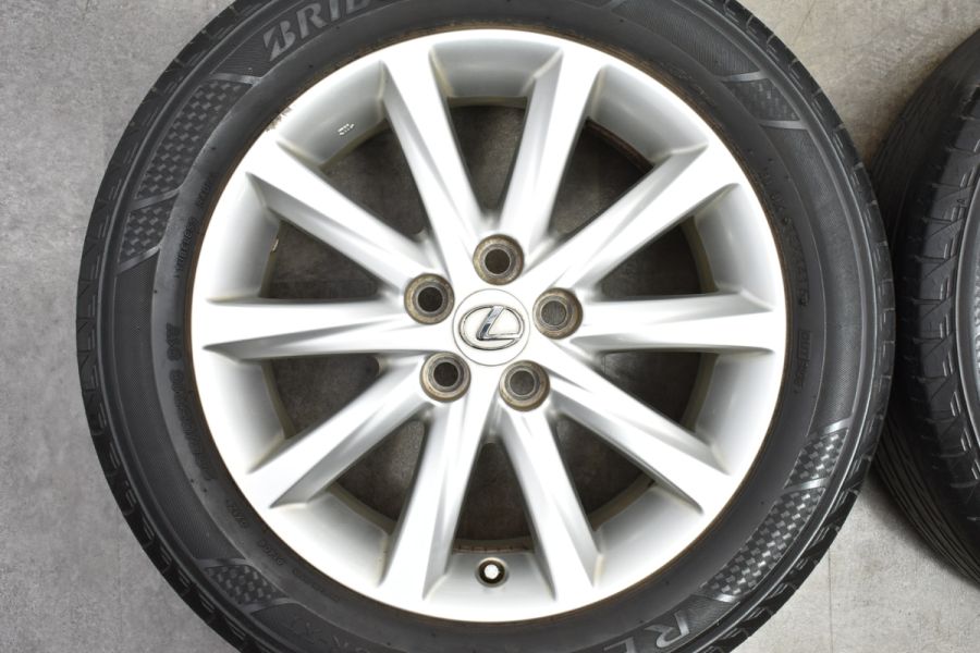 レクサス CT200h 純正 16in 6J +45 PCD100 ブリヂストン レグノ GR-XI 205/55R16 プリウス  カローラスポーツ/ツーリング 中古 タイヤホイールセット | パーツ販売ナンバーワン