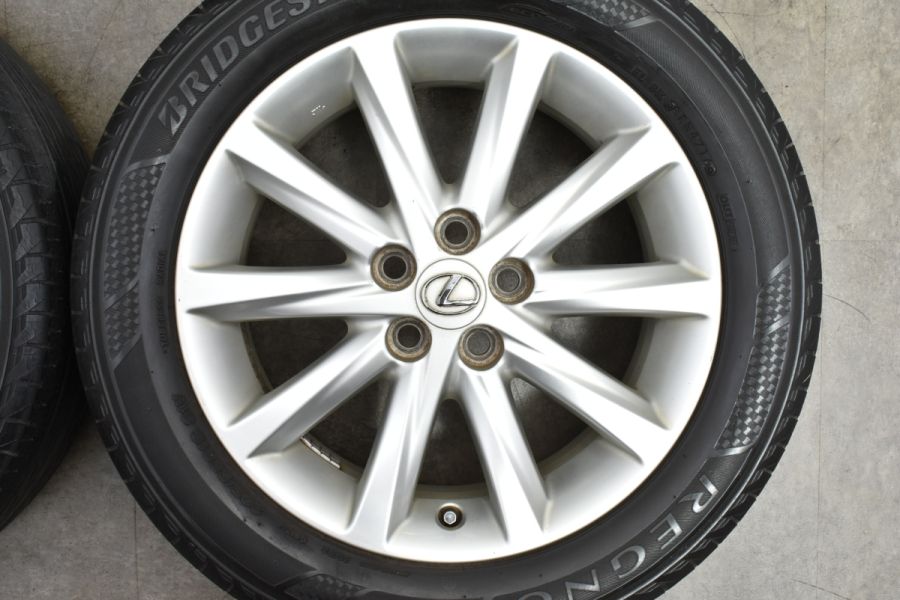 レクサス CT200h 純正 16in 6J +45 PCD100 ブリヂストン レグノ GR-XI